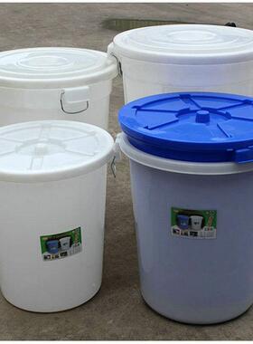 加加强厚食品装塑料桶食品包桶大白BSM桶蓝色水桶桶大口塑胶桶冰