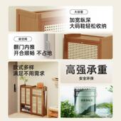 竹鞋 架大容量家用门口层收神器室内楼纳道入户XG4116易带门玄简关