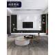 木格栅岩板电视景墙客厅轻背悬空装 饰现代简yb001约理大石影视奢