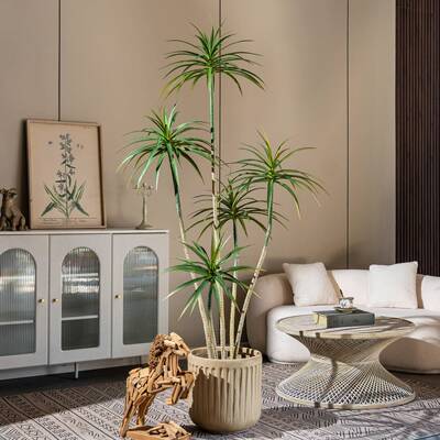 新款仿绿大型龙血树生千木年仿真植物假树植盆栽室LXS-0200内客厅