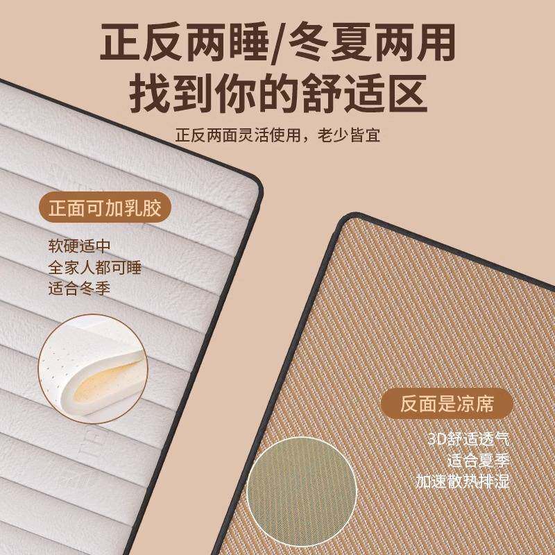椰棕儿床垫冬护夏两用天然乳胶脊抗菌防虫防螨308童用榻榻米家床