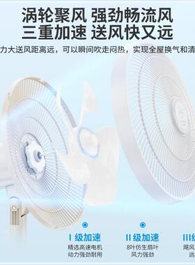 钻牌用石落地62278扇卧室宿舍出租屋大力台立式家电风扇台地两风