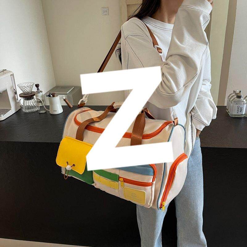 短途旅行待收纳包女包瑜伽身轻便短途出差EIP手提撞色行健李产袋