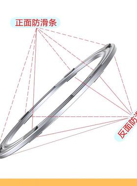 餐桌转盘款底座DXT新消音轴转承大理石岩板用玻璃实木圆桌面芯家