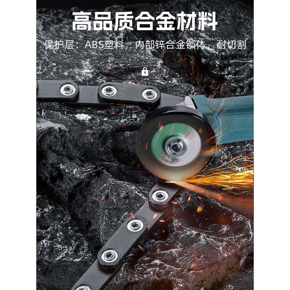 叠新款折锁自车行车密码607锁携便山地公路车防盗链条锁电动装备