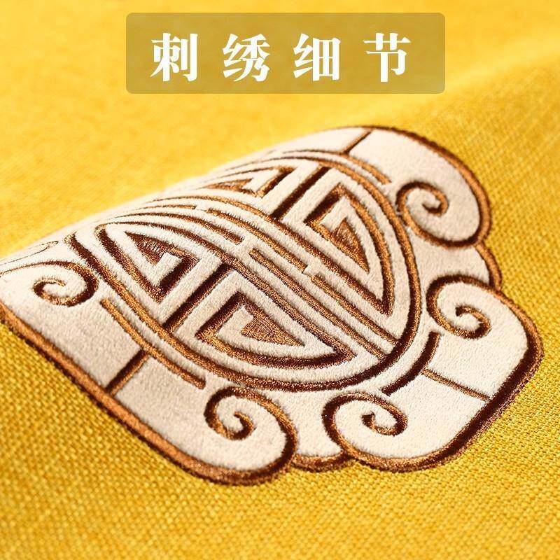 新中式沙发垫四通用高级感轻奢家用红沙套季罩靠枕发五TRJSFD20件