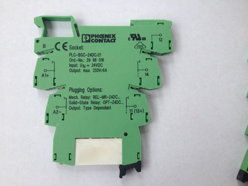 菲尼克斯Phoenix继电器PLC-BSC-24DC/21配套2961105现货促销