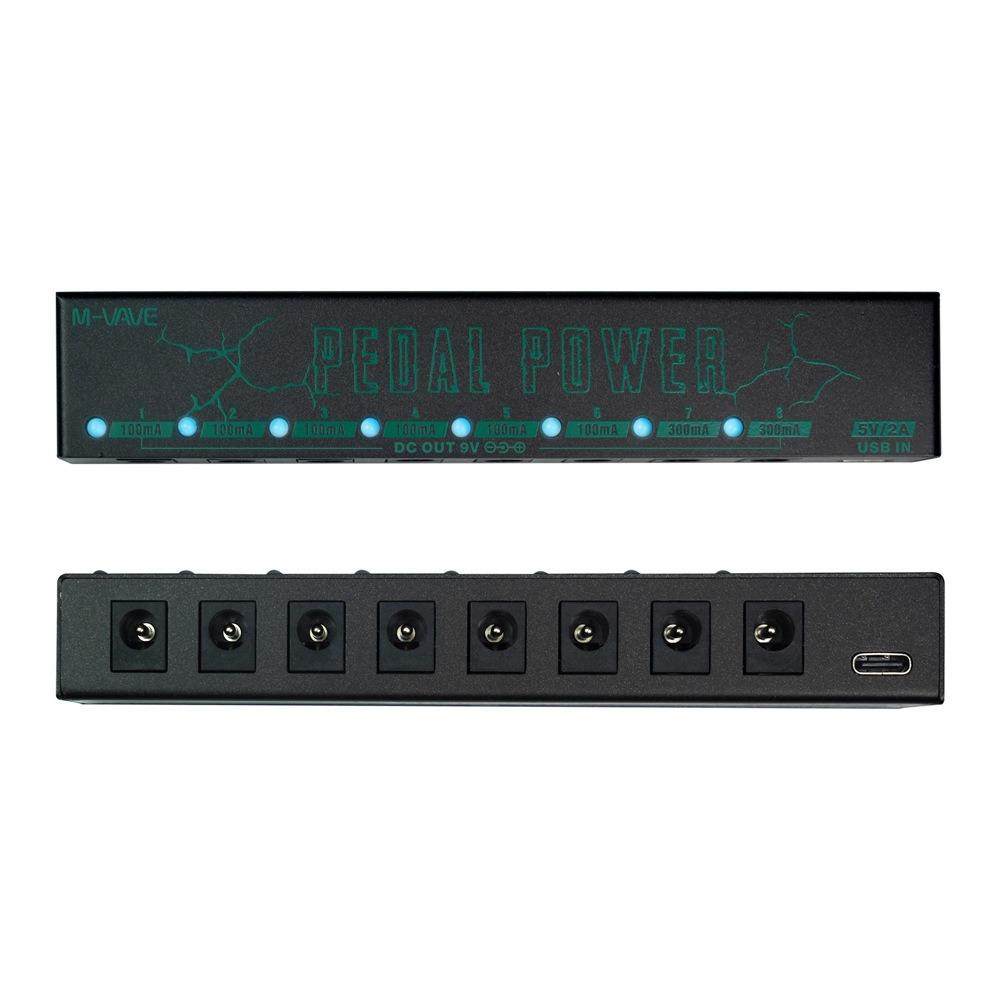 外贸M-VAVE8路9V电源乐器吉他效果器电源降噪乐器配件