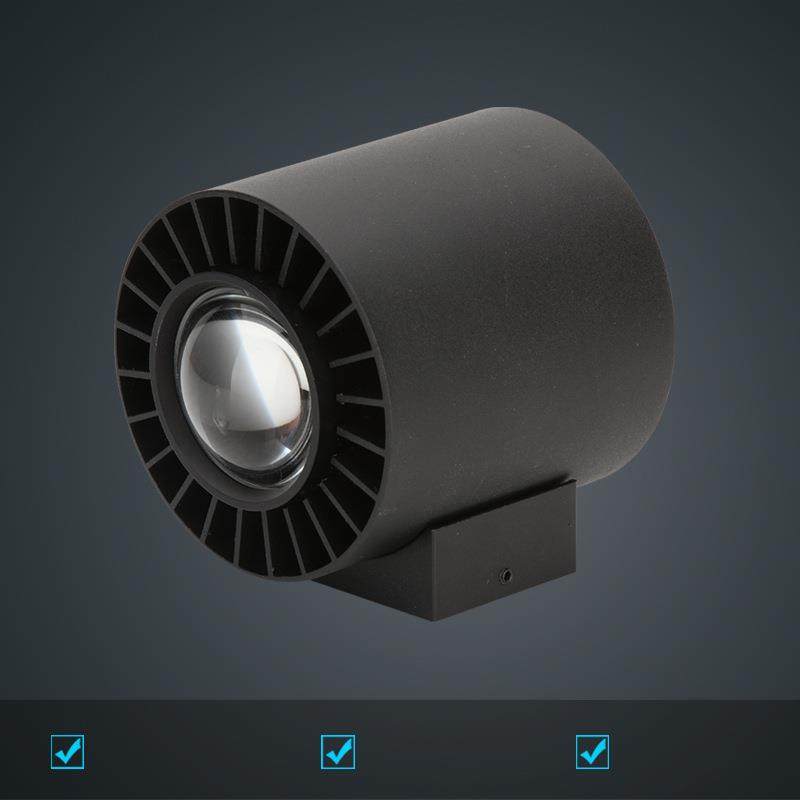 特色LED壁灯LED铝材简约壁灯户外防水铝材创意壁灯背景装饰灯