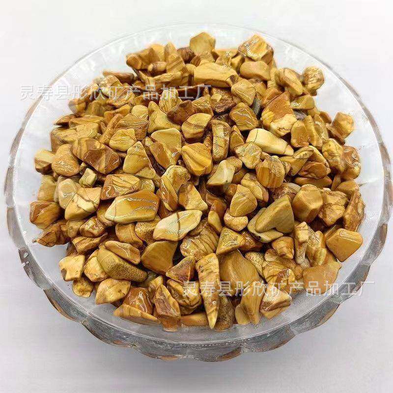 供应木纹石卵石碎石胶粘石路面用彩色石子造景铺路鹅卵石木纹石