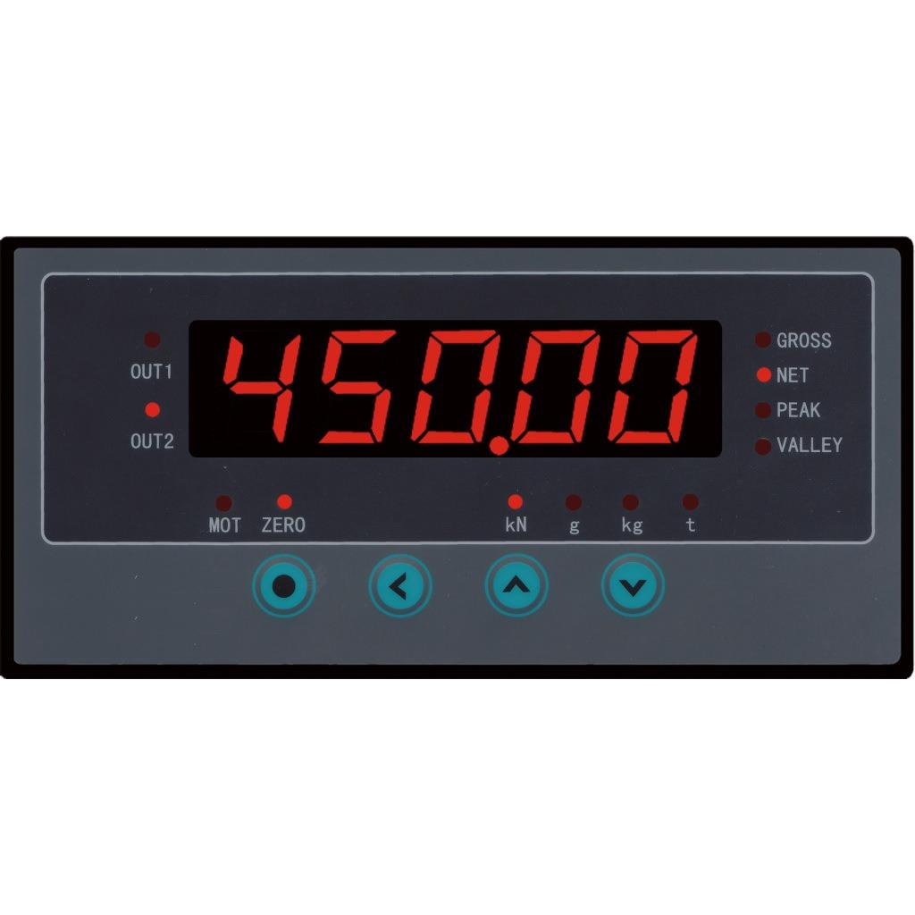 CHB-AH力值显示控制仪尺寸为160×80，毫伏输入,5位显示、2点报警