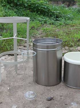 16023雨量计不锈钢地理降雨雪小学科学教学仪器实验器材