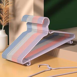 衣架成人加粗加厚衣架凹衣架无痕防滑衣架不鼓包家用宿舍衣架