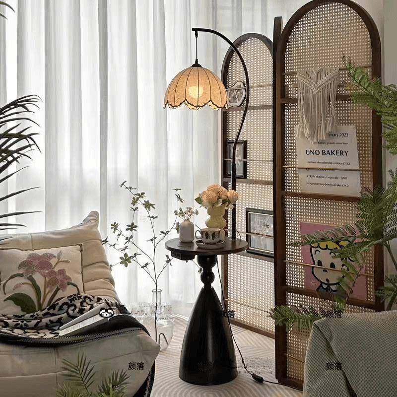 客厅沙发边几角几置物架带灯小圆桌侧边柜床头小茶几中古风小桌子,鲜花速递/花卉仿真/绿植园艺,割草机/草坪机,淘宝优惠券,粉丝福利购,淘宝优惠卷