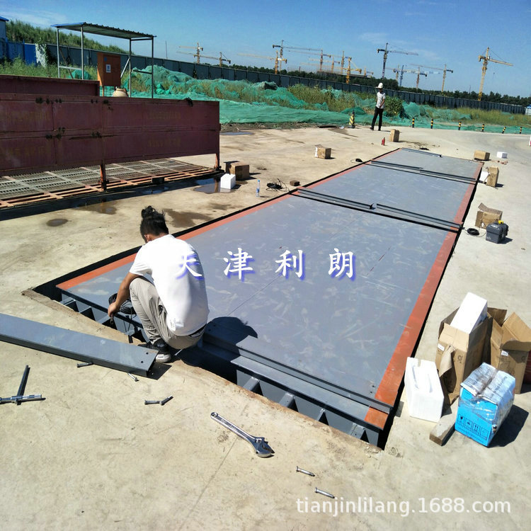 天津静海100吨工地电子地磅3*16m120t电子汽车衡3乘以18米数字式