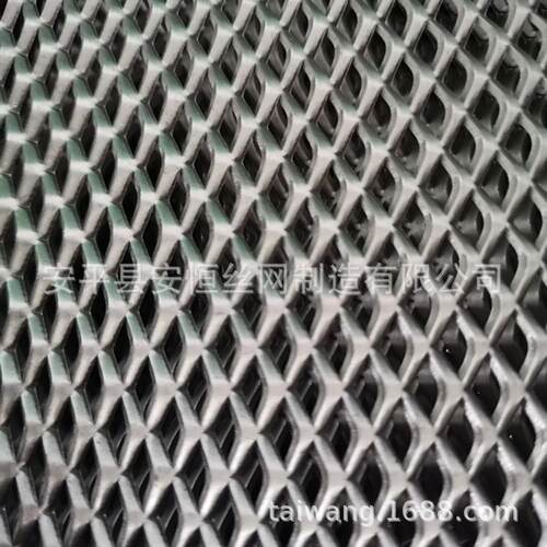 GR1钛板网阳极钛网厚度1mm网孔3*6mm菱形钛拉网实验室斜拉钛网