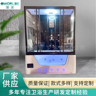 亚克力淋浴房蒸汽房家用一体式卫生间蒸汽干湿分离隔断洗澡间浴室