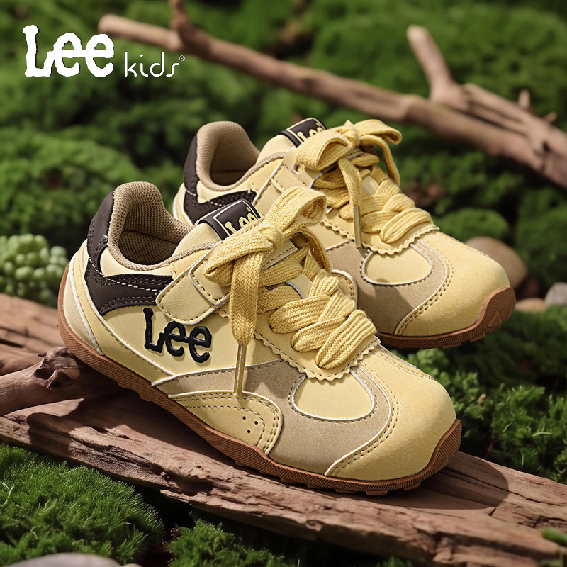 Lee Kids童鞋儿童运动鞋赛车鞋2026春秋季新款软底防滑女童德训鞋