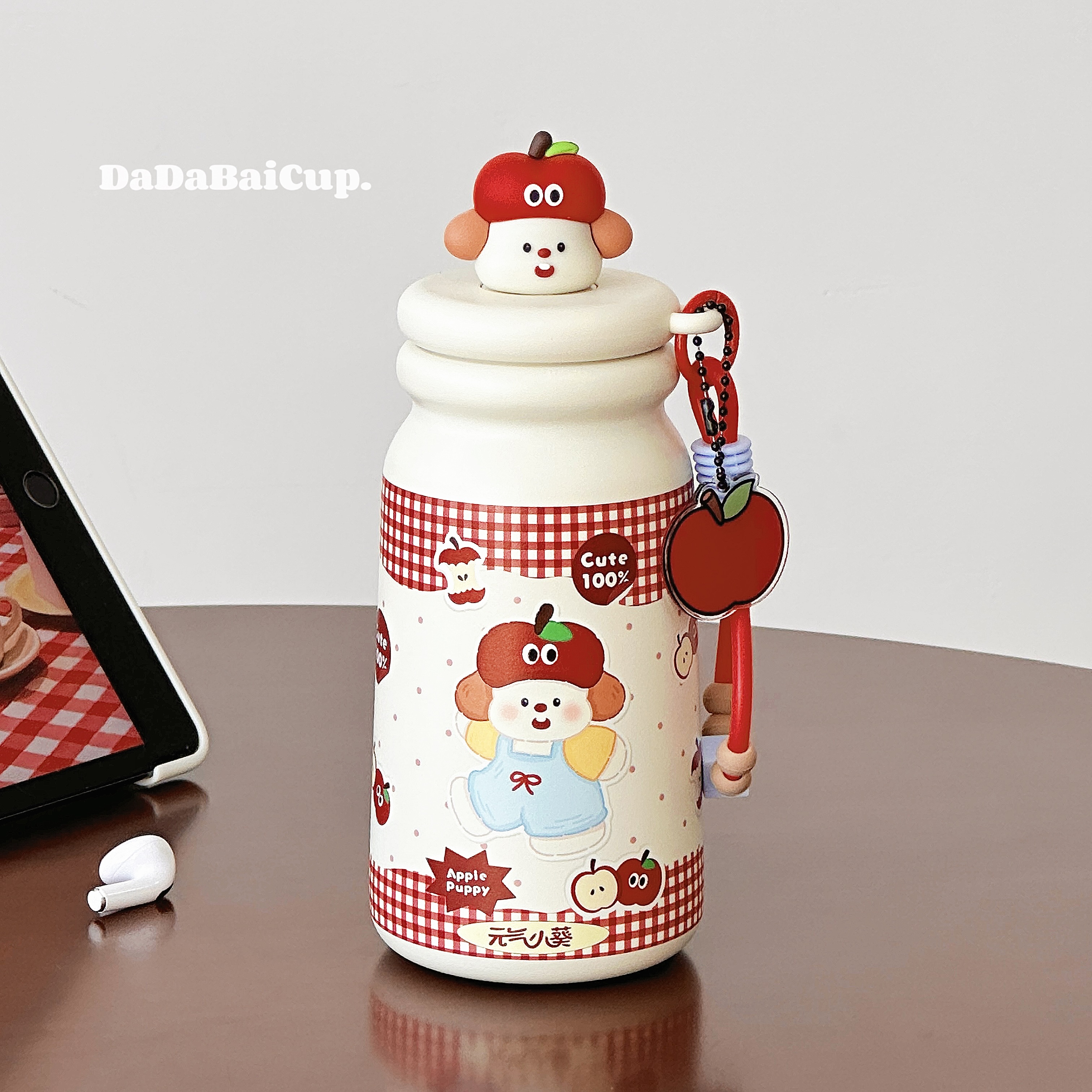 316不锈钢随手杯茶水分离耐高温