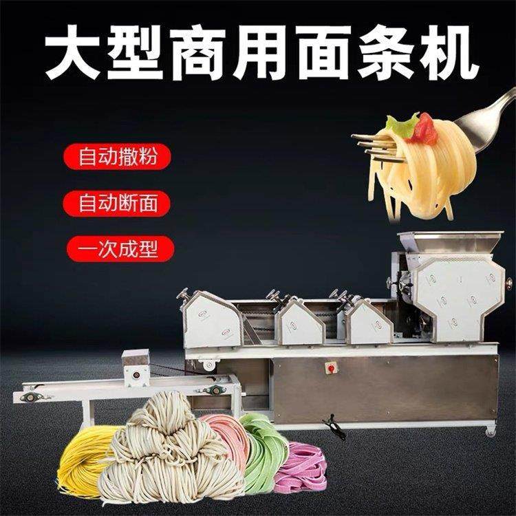 商用小型鲜湿面条机全自动压面面条机水饺皮包子皮压面机图片