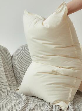 日式全棉生态羽丝棉枕芯成人单个纤维枕48*74cm单人枕头