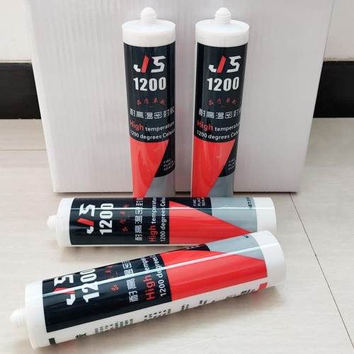 胶现货温封催化剂阻燃耐高焦化炉阻燃密1000℃焦化炉白色密封胶