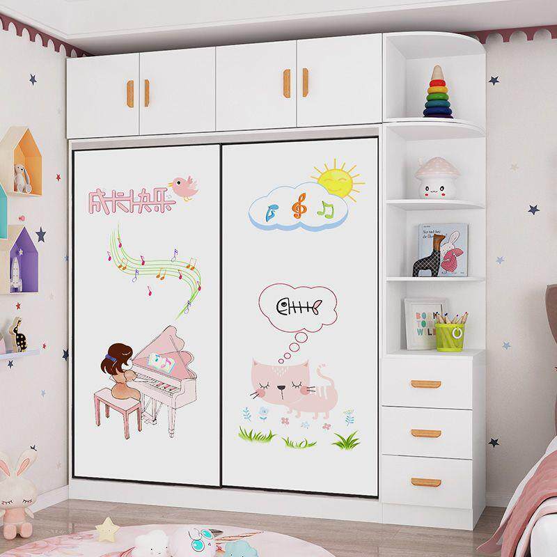 儿童衣柜实木家用卧室女孩衣1柜主风学习桌BRX公2到18立岁清仓收