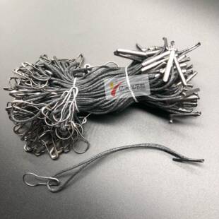 服装吊粒吊牌别针线吊绳扣标线ERK服牌饰吊绳蜡商绳线吊饰挂绳