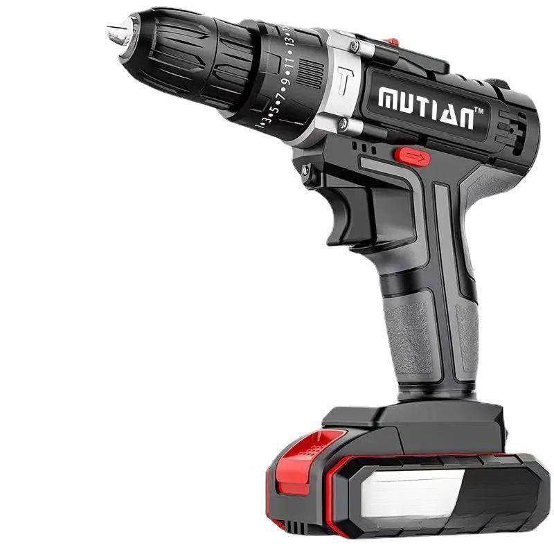 用工业级功手电钻锂电双电速充电钻冲击钻家多功能动螺率丝321刀