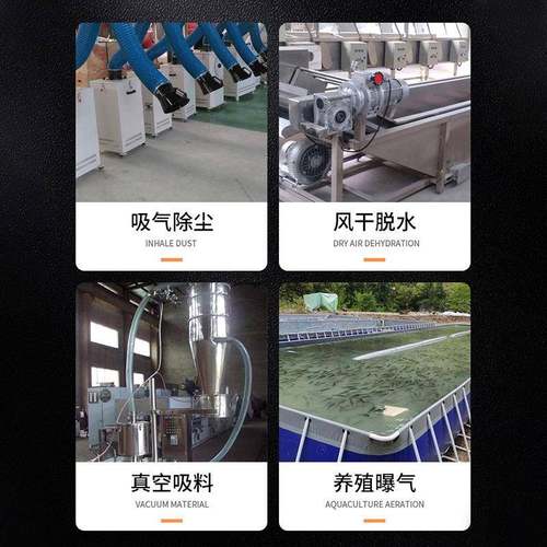 狮歌2LG41旋8840涡鼓吹风机高压气泵鱼塘水功产曝气增氧机大率吸