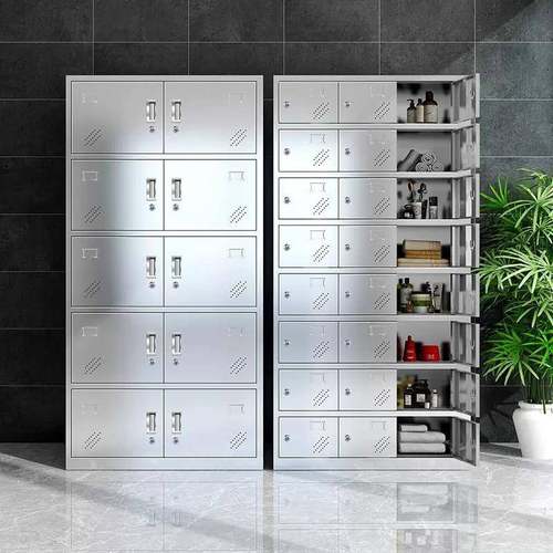 04不3锈钢更ZS-112衣柜无尘车物员工换衣柜鞋柜食品厂带锁收纳间