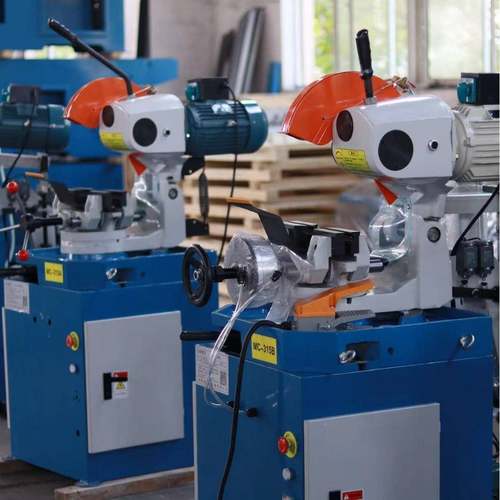 切毛割机无刺钢材315气动水大功式率台EGJ金属圆锯45度角自动切管