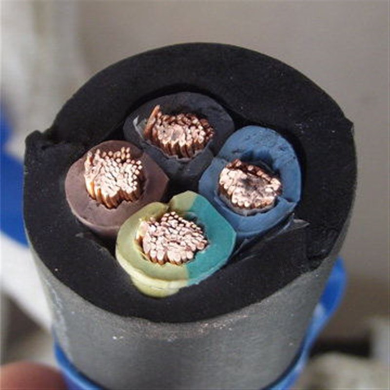 江南电缆YZ橡皮线2 3 4 5芯1 1.5 2.5K 4平方铜芯国标橡套电缆软