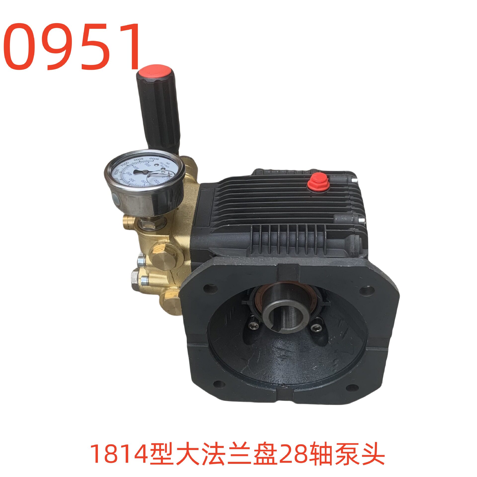 洗特1814型大法兰盘28轴超高压洗车机泵头(快接)0951号