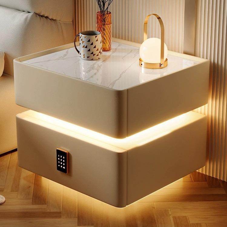 智能床头柜轻奢高级感实木带灯2023新款卧室床边收纳柜子简约现代,纺织面料/辅料/配套,纺织机械配件,淘宝优惠券,粉丝福利购,淘宝优惠卷