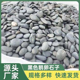 河滩石河床石水洗石杂河石青色灰色变压器石头瓜米石黑色鹅卵石子