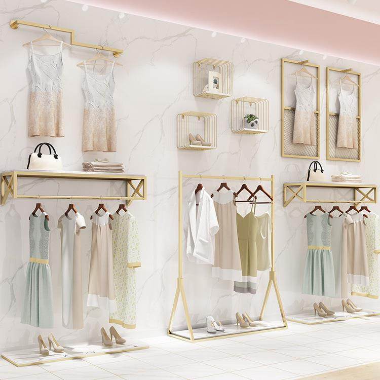 服装店展示架落地衣架陈列货架组合货架上墙落地挂衣架展示架衣架,机械设备,其他机械设备,淘宝优惠券,粉丝福利购,淘宝优惠卷