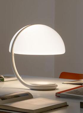 中古SERPENTE形台灯北欧极简法式客厅沙发蘑菇可调节装饰奶油灯具