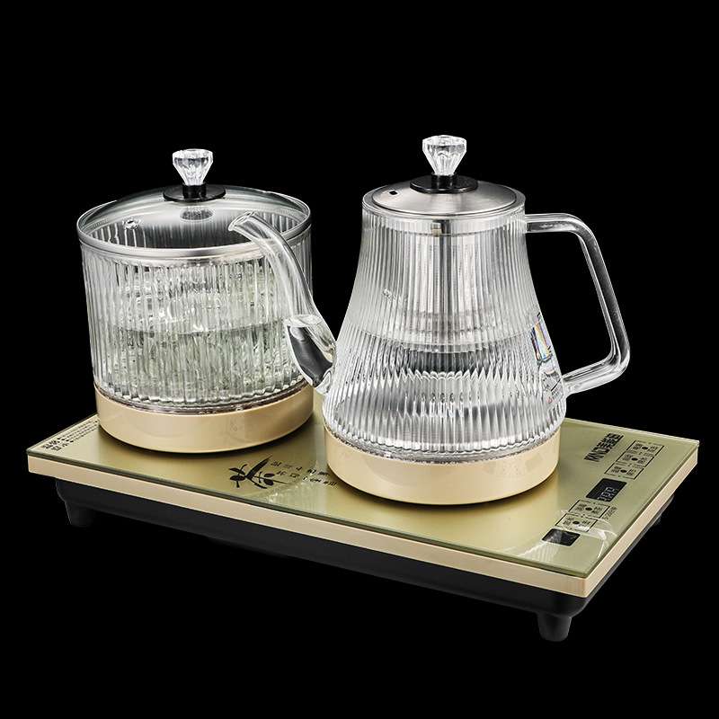 美能迪夏上新家用电热水壶新款烧水壶办公用电茶具智能煮水壶套装
