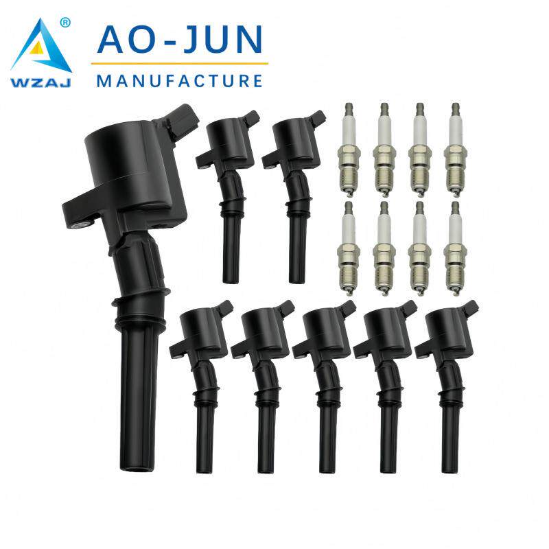 点火线圈组Dg508 1L2u12019AA火花塞适用福特F-150 4.6L 5.4L V8