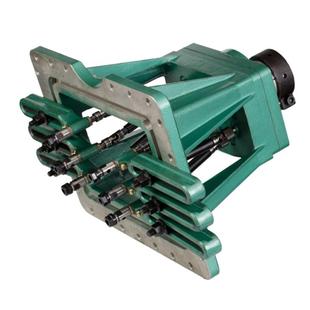 200多轴器 六轴120 坤田机械4508齿轮式 自动攻牙机配可调多轴器