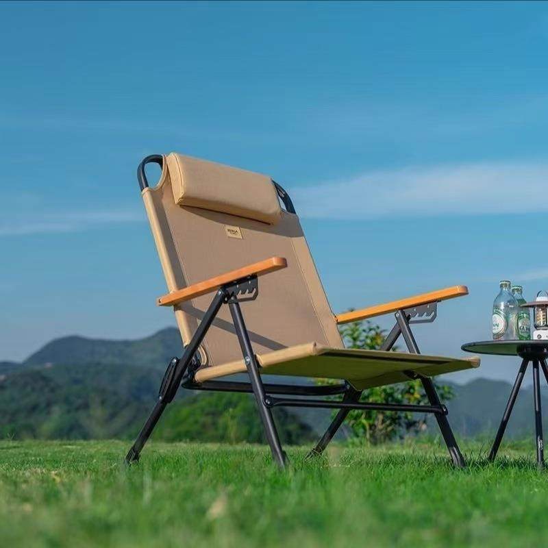 办公户外庭院休闲椅折叠椅便携式四挡折叠椅可收纳多功能可折叠