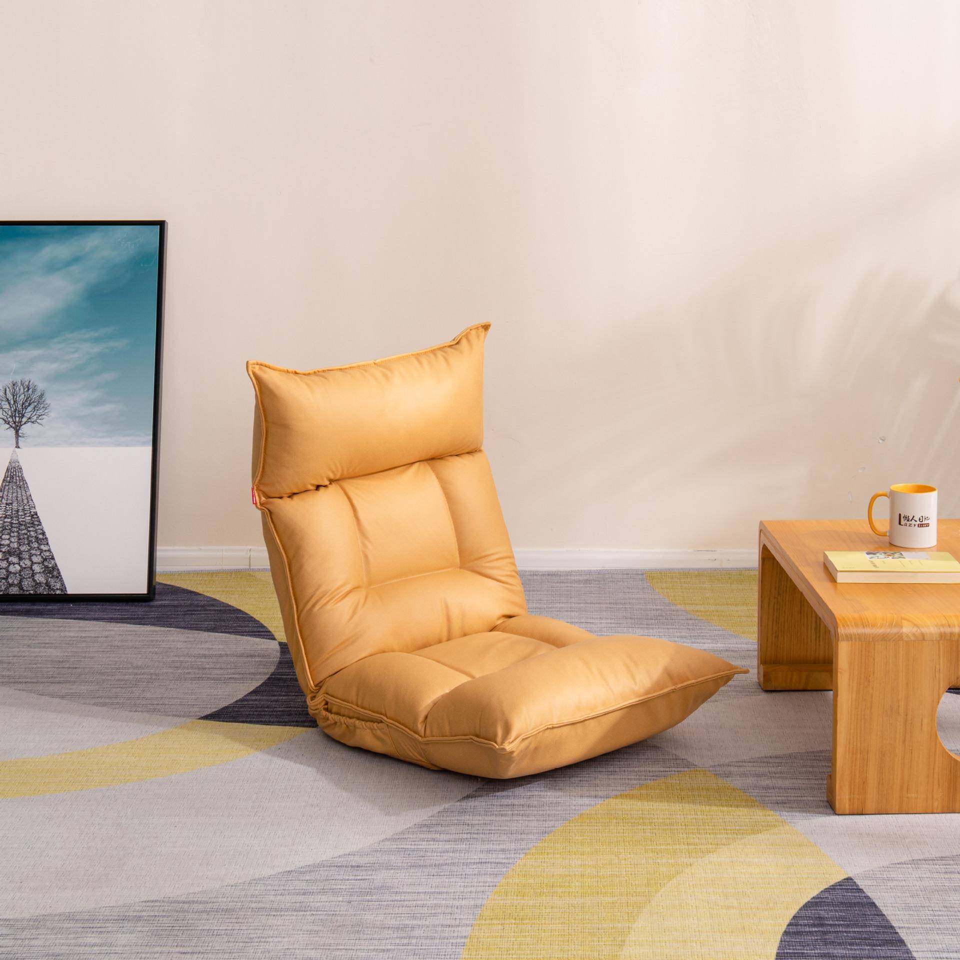 科技布懒人沙发单人榻榻米阳台舒适靠背椅家用客厅可调节厂家供应