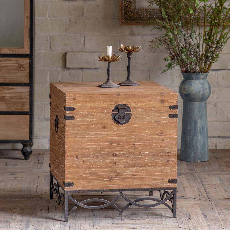 复古实铁艺木卧床头柜简约功多能22XSH162抽屉翻盖收纳室柜家用装,农机/农具/农膜,其它农用工具,淘宝优惠券,粉丝福利购,淘宝优惠卷