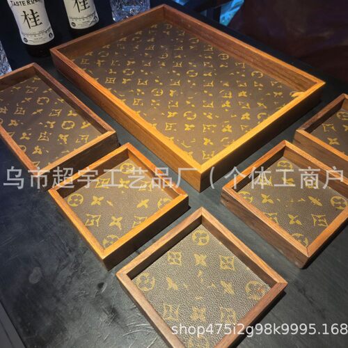 复古手工木托盘桌面收纳