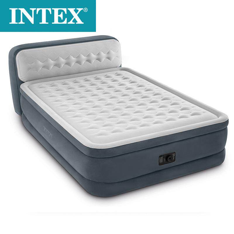INTEX6444CZB8植绒内电泵充气垫式家用户外便携折叠pvc现代床置简