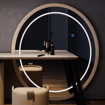 化妆桌梳CWN妆感台轻室奢主卧现代简约收纳2023款年新全身镜一体