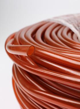 柔PVC茶盘排水管防OHS冻加厚软白色透明茶色橡黑色胶茶球管出水水