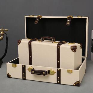 厂QWD式销欧手提箱收储物纳箱子橱窗陈摆件欧式收列纳箱