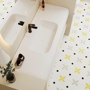 酒店风445层浴室柜可耐无缝一体盆洗手双池洗漱盆台柜丽组合